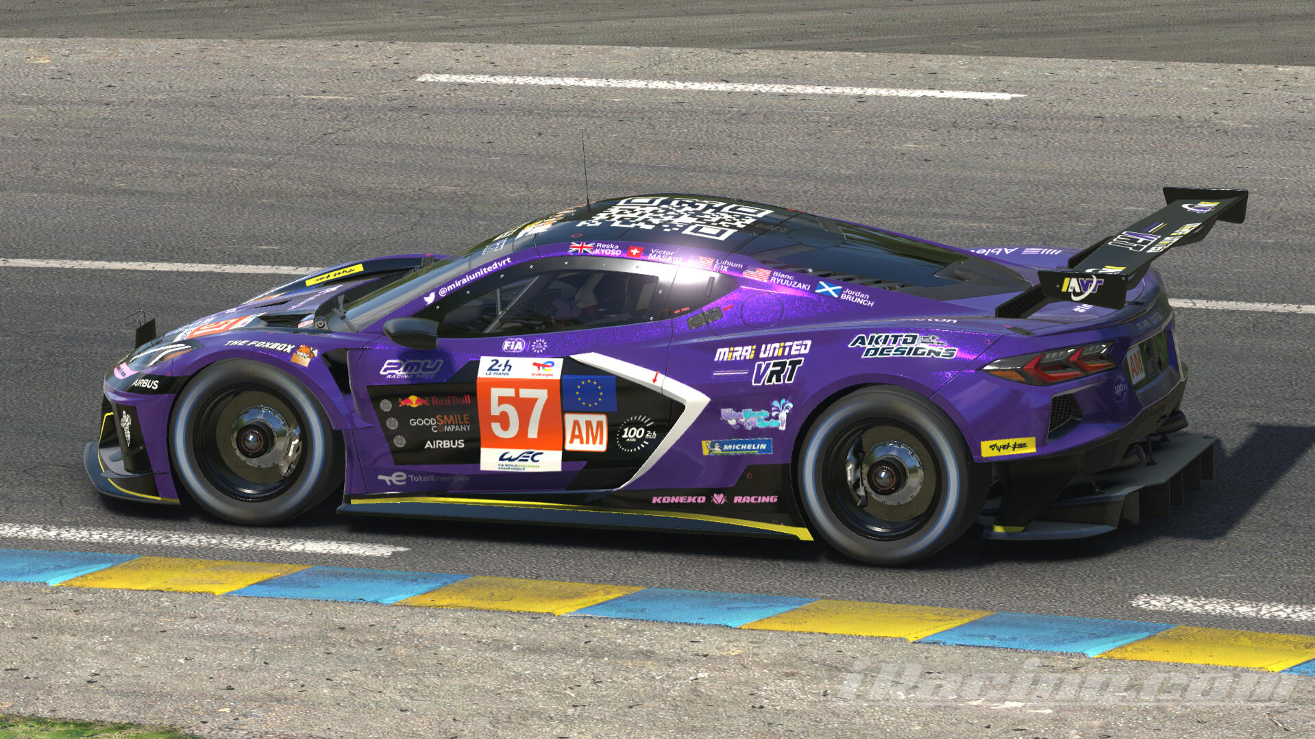 Mirai United VRT - Corvette C8.R GTE - WEC 24 Hours of Le Mans 2023