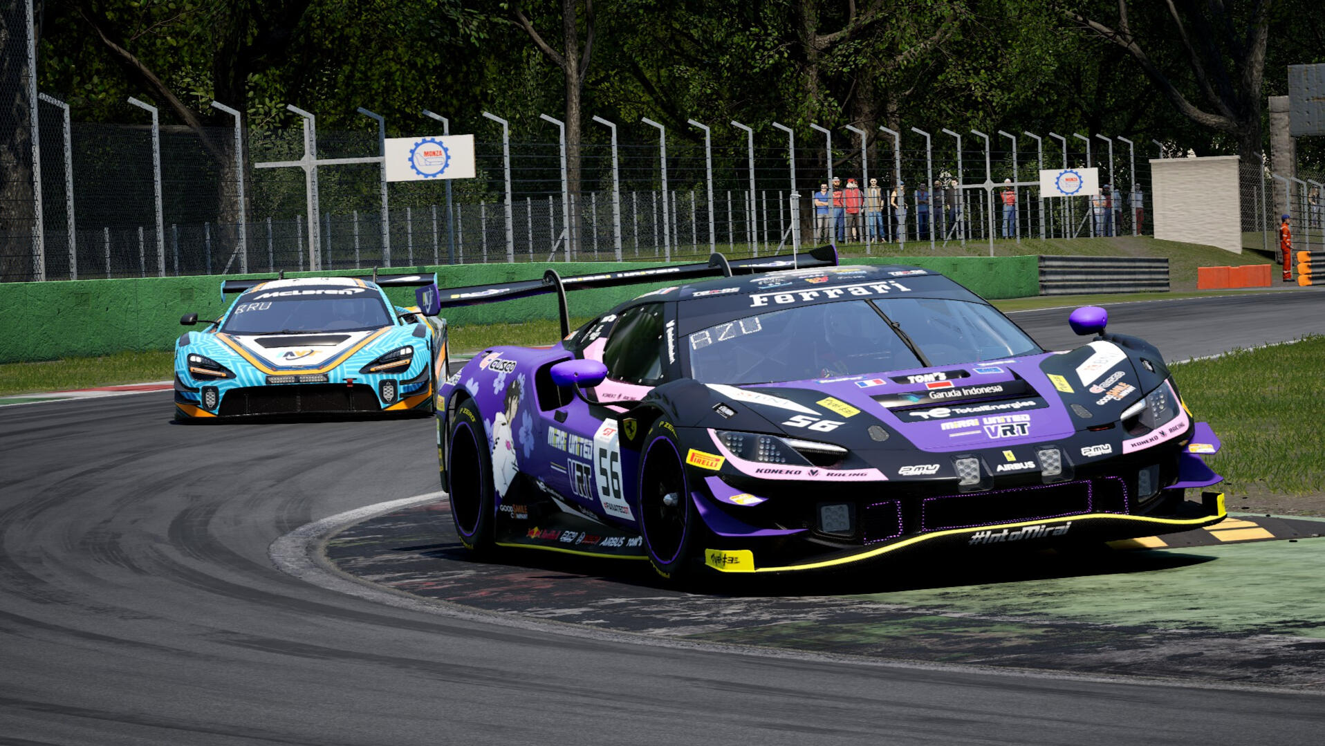 Mirai United VRT - Ferrari 296 GT3 - VTracc Challenge Winner