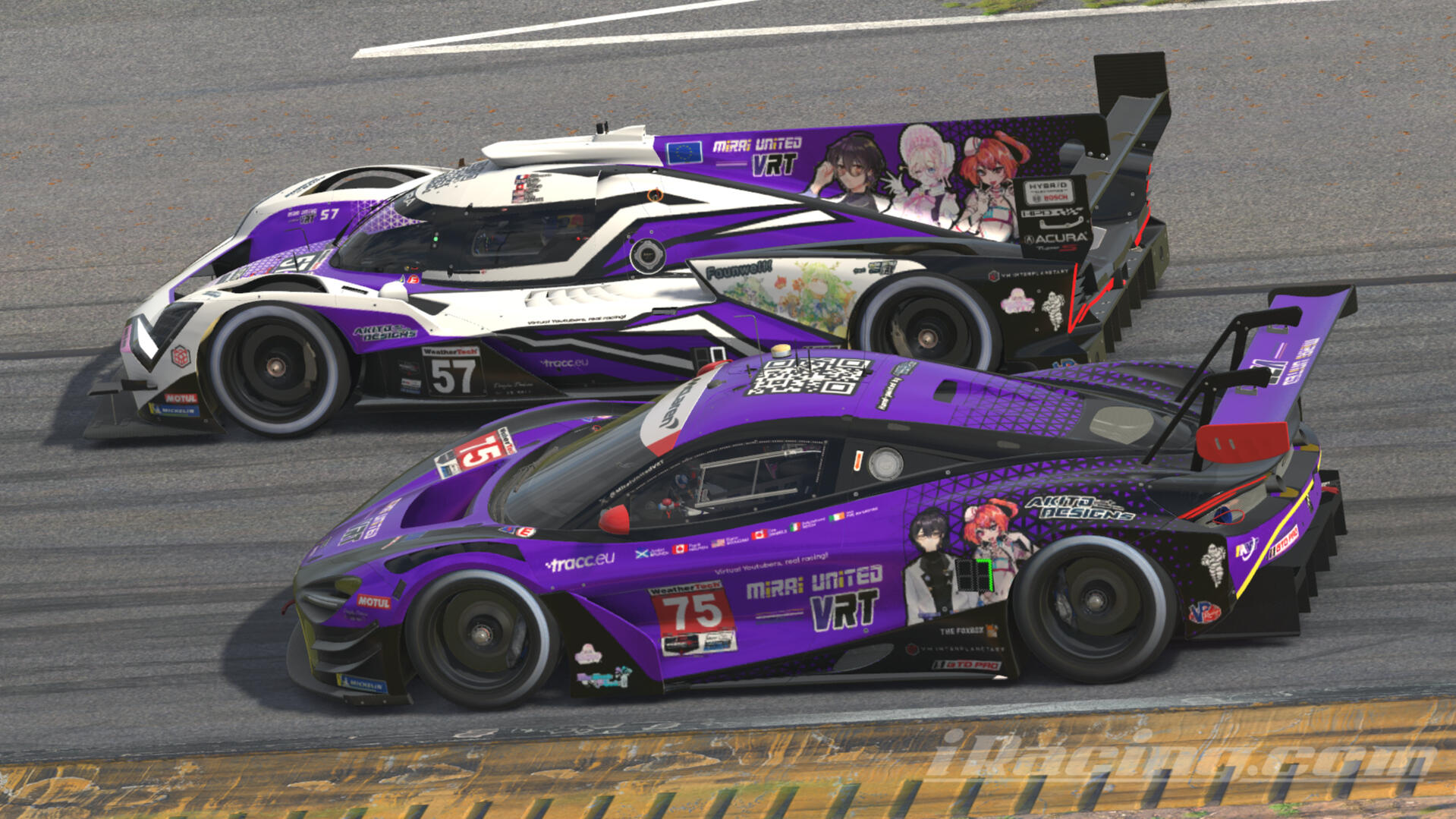 Mirai United VRT - Acura ARX-06 GTP & McLaren 720S GT3 EVO - 2025 Daytona 24