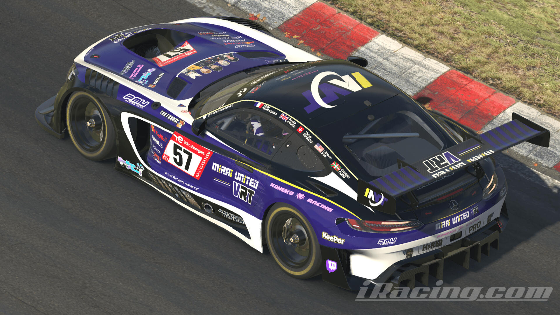 Mirai United VRT AMG GT3 - Nürburgring 24H